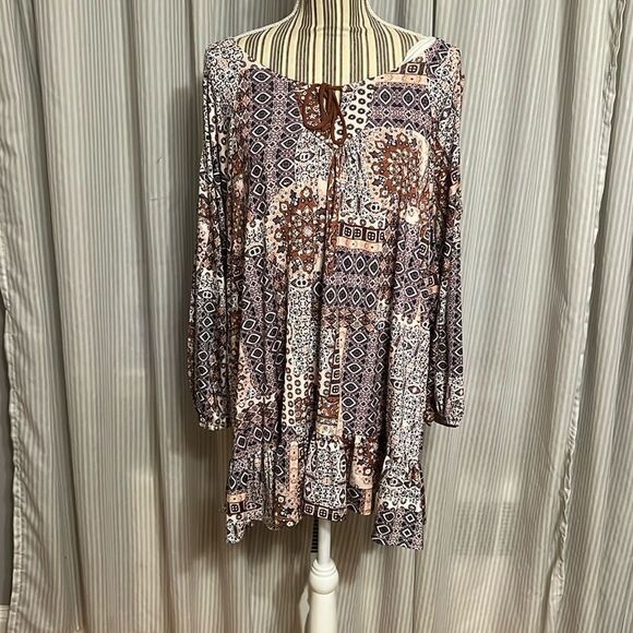 Style & Co Cold Shoulder Long Sleeve Top - Picture 1 of 7